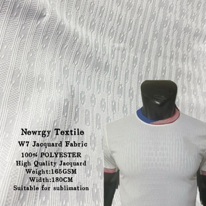 Bóng đá cup Coolmax thương hiệu trắng in Jacquard thương hiệu <span class=keywords><strong>Polyester</strong></span> đan Jersey thể thao vải cho thăng hoa bóng đá Jersey - Product Image 5