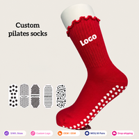 Chaussettes antidérapantes pour le yoga et le Pilates, personnalisées pour femmes
