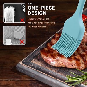 Brosse de bave en Silicone de qualité <span class=keywords><strong>alimentaire</strong></span>, ustensiles de cuisson pour pâtisserie et barbecue, huile pour BBQ, ustensile de cuisine, pièces - Product Image 4