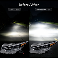 Phare avant Matrix Bi-LED à double projecteur pour Infiniti FX35 FX37 FX50s QX70 2009-2017, pièce de rechange pour mise à niveau