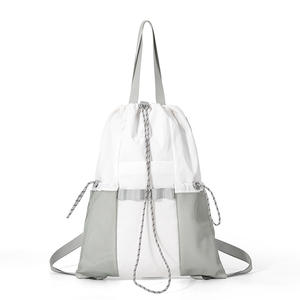 Sac à dos de <span class=keywords><strong>randonnée</strong></span> léger avec fermeture à cordon pour la <span class=keywords><strong>randonnée</strong></span> en plein air, sac de sport portable à double bandoulière pour <span class=keywords><strong>femme</strong></span> - Product Image 3