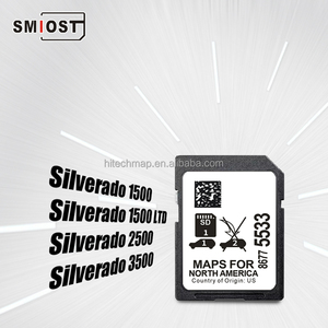 SMIOST Navigation et carte GPS carte SD pour Chevrolet GMC Cadillac USA 8677 5533 logiciels de changement de CID de voiture - Product Image 1