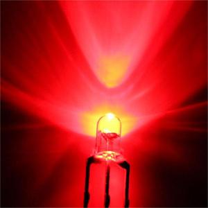 Lampe LED à tête ronde bicolore 5 mm, anode commune, cathode, trois broches, rouge et bleue, pour indicateur de brouillard, origine Shenzhen - Product Image 2