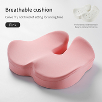 Coussin confortable en forme de donut, antidérapant, orthopédique, en mousse à mémoire de forme, rond, anti-escarres, pour soulager les douleurs hémorroïdaires