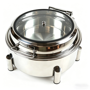 Calentador de Alimentos Comercial de Acero Inoxidable FLEY, Tipo Buffet, para Eventos de Catering, Banquetes de Hotel y Servicio de Restaurantes - Product Image 5
