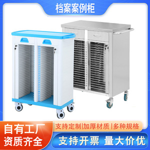 Thickened stainless steel file <b>cabinet</b> for beauty salons, hospital trolleys, office document <b>storage</b> carts, <b>tool</b> carts - Product Image 4