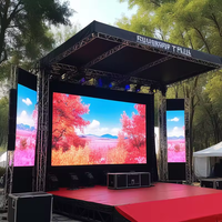Table de score de mur vidéo LED portable extérieur P3.91 P4.81 écran LED géant location d'écran LED signalisation numérique et affichages score DJ