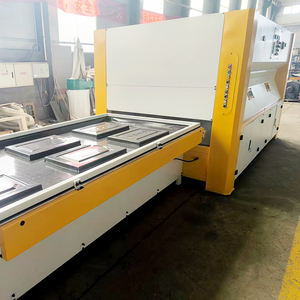 Machines de travail du bois Mdf Porte <span class=keywords><strong>en</strong></span> bois stratifié Machine de fabrication <span class=keywords><strong>Pvc</strong></span> Membrane sous vide Machine de fabrication de presse pour armoire et porte - Product Image 5