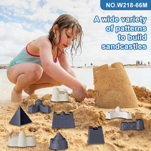 Ensemble de jeu de <span class=keywords><strong>sable</strong></span> de plage personnalisé pour enfants avec outils et jouets Ensemble de jouets de plage d'été amusant Jouets de <span class=keywords><strong>sable</strong></span> simulant la construction de maisons - Product Image 4