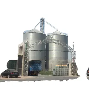 Silos in acciaio zincato da 10000 tonnellate per lo stoccaggio del grano