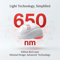 Casque de thérapie capillaire LLLT à lumière rouge pour la croissance des cheveux, solution complète, batterie 3000 mAh, appareil sans fil pour le traitement du cuir chevelu, commande en gros
