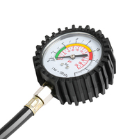 Manomètre de pression d'air pour véhicule, jauge pour le gonflage de pneus, 5 pouces, 0-220 PSI, 16bar