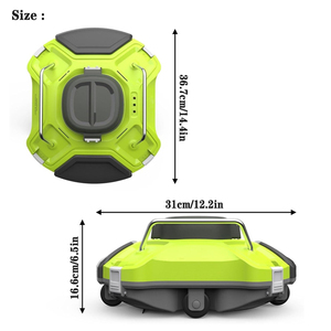 Limpiador Robótico Inalámbrico para Piscinas W001, Batería de Litio de 5000 mAh, Área de Limpieza de 85 cm, Motor Dual, Autoestacionamiento, para Piscinas Elevadas - Product Image 6
