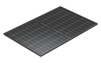 Sunpro 440W US STOCK Panneaux solaires demi-cellule bifaciale double verre N-TYPE TOPCON 440W Module PV tout noir dans l'entrepôt CA