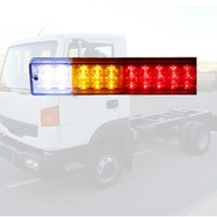 Feux arrière 2026, 20 LED, 12V, clignotant ambre, marche arrière blanche, frein rouge, feu de position pour camion, remorque, camping-car