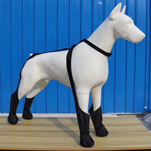 Bottes à bretelles pour <span class=keywords><strong>chien</strong></span>, protections imperméables pour pattes, hiver, réglables, antidérapantes, pour la marche, la course et la <span class=keywords><strong>randonnée</strong></span> en extérieur - Product Image 5