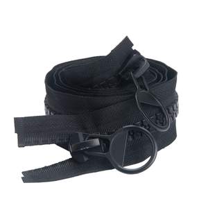 OCO Noir Grande Fermeture à Glissière #15 #30 Vestes à Fermeture à Glissière en Résine Robuste Couvre-Bateau Chaussures Séparation Bidirectionnelle Énorme Fermeture à Glissière en Plastique Divers - Product Image 6