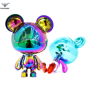Tùy Chỉnh Thực hiện Mạ Điện Vinyl Hình Tùy Chỉnh Gradient Màu Cao Cấp Vinyl Đồ Chơi Làm Thu Mạ Vinyl Arttoy - Product Image 1