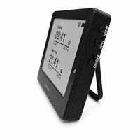 Kylendar Mini 4.2" Horloge de Bureau Intelligente avec Affichage E-Paper pour Entrée de Maison, Date, Heure et Météo, Synchronisation WiFi, Idéale pour Couloir et Étagère