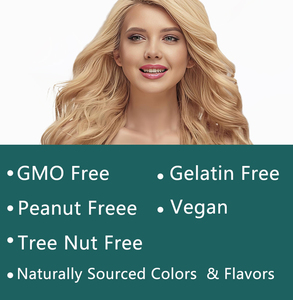 Gummies à la biotine haute puissance avec biotine et supplément de sodium pour améliorer l'hydratation de la peau et renforcer les cheveux et les ongles - Product Image 6