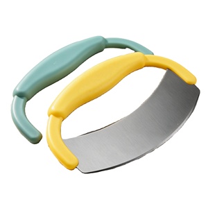 Stainless Steel Foldable Pizza Cutters & Wheels With Half Round <b>Bread</b> <b>Knife</b>-Kitchen Gadgets - Product Image 1