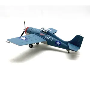 Modellino in Scala 1/72 dell'Aereo da Caccia F4F Wildcat della Seconda Guerra Mondiale, Dettagliato Aeromodello da Collezione e Esposizione - Product Image 5