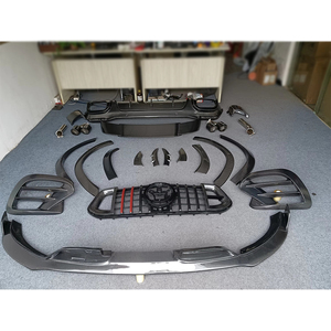 Pièces automobiles en fibre de carbone pour Mercedes-Benz GLE SUV <span class=keywords><strong>63</strong></span>/53/450 2020-2022, kit carrosserie, pare-chocs, calandre, diffuseur arrière - Product Image 6