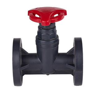 Vanne à opercule à bride FRPP à double union, commande manuelle, pour eau chimique, haute résistance à la corrosion - Product Image 1