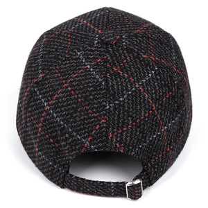 Mùa Thu Mùa Đông Nhật Bản Văn Học Retro Mũ Sọc Chéo Biên Giới Cho Amazon Bán Buôn Choundstooth Mũ Bóng Chày - Product Image 4