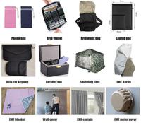 Tissu de camouflage double couche personnalisé en cuivre et nickel, anti-RFID, isolation des signaux, tissu conducteur camouflage pour le blindage des tentes