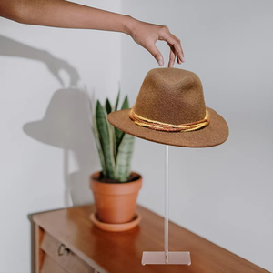 20pcs 2 gói Acrylic hiển thị đồ trang sức hat đứng Tóc Giả hiển thị đứng Acrylic Riser cho mũ bóng chày trang sức hiển thị - Product Image 3