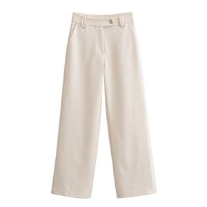 Womens Spring Elegant Double Breasted Blazer Straight Leg Pants <strong>Suit</strong> <strong>Ladies</strong> Office Business Casual Two Piece Set Formal Workwear - Product Image 5