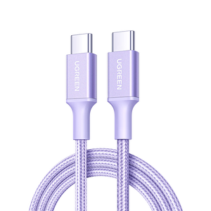 Câble tressé en silicone <span class=keywords><strong>UGREEN</strong></span> USB-C vers USB-C <span class=keywords><strong>PD</strong></span> à charge rapide <span class=keywords><strong>PD</strong></span> 60w Câble USB C - Product Image 1