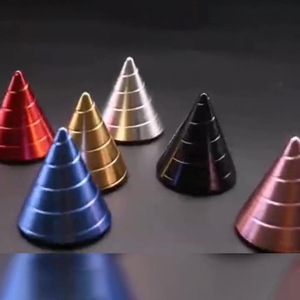 Gyroscope de doigt, jouet sphérique, gyroscope conique de bureau, spinner manuel, gyroscope en alliage métallique, jouet anti-stress pour adultes - Product Image 1