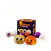 Nouveau jouet anti-stress souple en forme de fantôme d'Halloween transfrontalier (en caoutchouc, emballé en boîte) – Vente directe fabricant, stock disponible B2B/B2C