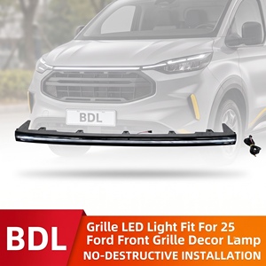 Barre lumineuse LED blanche pour calandre <span class=keywords><strong>Ford</strong></span> <span class=keywords><strong>Transit</strong></span> Custom 2023, 12V DRL, bande lumineuse pour pare-chocs avant - Product Image 3