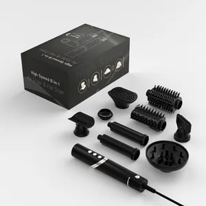 Hair Dryer Professional Salon Hot Air Brush Flexstyle Hot Air Hair Straightener Comb Foldable High Speed Hair Dryer Brush