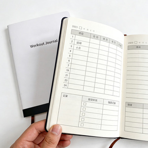 Diario <span class=keywords><strong>de</strong></span> Fitness en espiral mensual diario A4 personalizado y libro <span class=keywords><strong>de</strong></span> Planificador <span class=keywords><strong>de</strong></span> gimnasio con cubierta <span class=keywords><strong>de</strong></span> tela, costura <span class=keywords><strong>de</strong></span> sillín para entrenamientos - Product Image 2