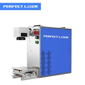 Perfect Laser Color Laser Print Logo Marking Machine 20w 30w 50w Jpt Raycus Led Bulb Fiber Laser Marker for Metal