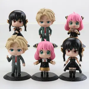 6 pz/set Spy X Family Figure giocattoli PVC SPY FAMILY Anya Forger Anime Action Figure modello di bambole da collezione giocattolo regali per bambini Kawaii