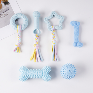 Juego de bolas de cuerda de algodón de mordida de lujo para perros y gatos Juguete para mascotas chirriante Especialista en juguetes transfronterizos Fabricado Nuevo producto - Product Image 4