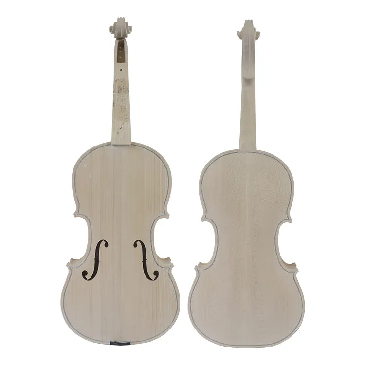 Violino inacabado oem kit diy 4/4 3/4 1/2 1/4 tamanho para a escolha