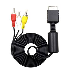 1.8M Audio Video AV Cable Cord <strong>Wire</strong> to 3 RCA <strong>TV</strong> Lead for Sony for Playstation PS2 for PS3 Console Cable - Product Image 1