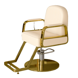 Chaise de barbier de <span class=keywords><strong>coiffure</strong></span> de luxe Hauteur réglable Caractéristique de levage Cuir synthétique Styling Salon de beauté Vente pour les salons de <span class=keywords><strong>coiffure</strong></span> - Product Image 2