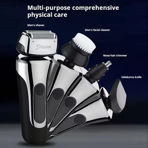 Electric <b>Shaver</b> Men 3-Bead Reciprocating Lithium <b>Foil</b> <b>Shaver</b> Full Body Water-Washing Feature Multifunctional <b>Shaver</b> - Product Image 3