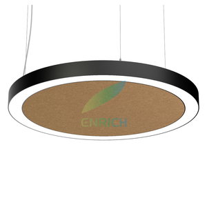 ไฟวงแหวน LED แบบวงกลมพร้อมแผงอะคูสติกที่มีเสียงดังดีไซน์สวย - Product Image 5