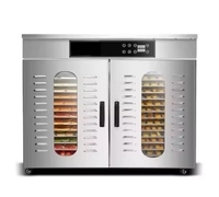 Redwillowtree Commerciële 80-bakjes Fruit- en Groentevoedsel Dehydrator Droogmachine 6000W