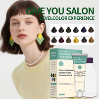 Tinte de color de cabello natural permanente profesional sin Peróxido de amoníaco y color de cabello sin amoníaco