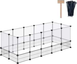 Proveedor de China, corralito <span class=keywords><strong>para</strong></span> conejos, jaulas <span class=keywords><strong>para</strong></span> conejillos de indias, jaulas <span class=keywords><strong>para</strong></span> hámster, diseño inferior de red de hierro <span class=keywords><strong>para</strong></span> valla de ejercicio portátil <span class=keywords><strong>para</strong></span> animales pequeños - Product Image 1