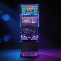 Bornes de jeu incurvées 43 pouces avec écran tactile et boîtier robuste pour centres de jeux d'arcade pour adultes et clubs sociaux en Géorgie